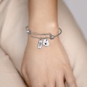 Personalised Dog Love Bangle Bracelet